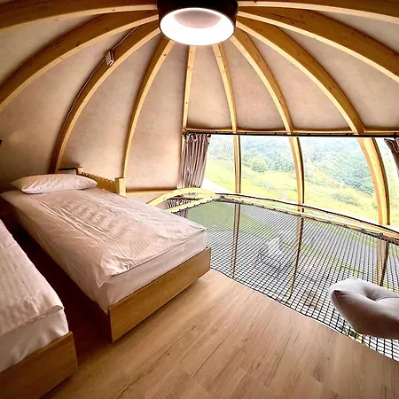 Luxussátor Glamping